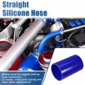 Uxcell 3 5 Id 6 Length 4-ply Reinforced High Temp Straight Coupler Silicone Reducer Hose Blue For Car Intercooler Intake Piping