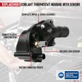Coolant Thermostat And Housing Assembly With Sensor For Ford Mercury 4 0l Explorer Sport Trac Mountaineer 2002-2010 Replaces