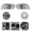 1 Pair Of Driver And Passenger Side Replacement For Toyota Corolla 1998-2000 Halogen Corner Lights Headlights Assembly