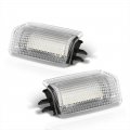 Ajp Distributors 2pcs White Smd Led Interior Footwell Step Side Door Courtesy Lights Lamps Assembly Pair Compatible Replacement 