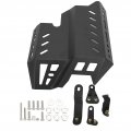 Aramox Motorcycle Engine Skid Plate Carbon Steel Under Guard Protection Bottom Replacement For Cb500x Cb400x 2019a 2021 Black