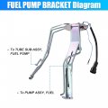 X Autohaux Fuel Pump Mounting Bracket Hanger Assembly For Toyota 4runner Pickup Truck 4 Cyl 2 4l 6 3 0l 1986-1992 Cell Tube