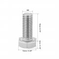 Uxcell M6 Thread 16mm Length Hex Bolts 304 Stainless Steel Hexagon Screw Bolt 10pcs