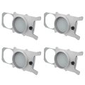 Powertec 70135-p4 4-inch Aluminum Blast Gate For Dust Collector Collection Fittings 4 Pk 