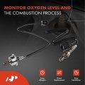 A-premium O2 Oxygen Sensor Compatible With Mazda 2 2011-2017 1 5l Upstream And Downstream 2-pc Set Replace L32f18861a