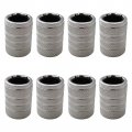 8x Tire Valve Stem Caps Dustproof Cap Compatible With Most Cars Trucks Motorcycles Suvs Bikes Silver