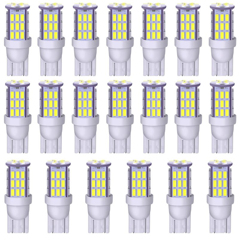 T10 921 194 168 Led Bulbs 20 Pack Cool White 12v Interior Dome Lights For Rv Trailer Boat Car Truck Motorcycle Backup Reverse