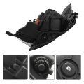 Antuko Headlamp Assembly Halogen Projector Headlight Black Housing Right Side Replacement For 2016-2019 Taurus