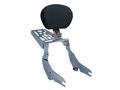 Detachable Adjustable Sissybar W Backrest Luggage Rack For 05 Blvd C50 M50 01 Intruder Volusia Vl800