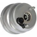 Ocpty 7 Dual Power Booster Chrome Finish Universal Hot Rod Street Brake