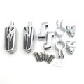 Front Offset Mount 1 5 Highway Radical Flame Foot Pegs Clamps For Honda Goldwing By Xkh