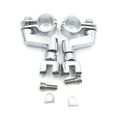 Front Offset Mount 1 5 Highway Radical Flame Foot Pegs Clamps For Honda Goldwing By Xkh