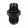 X Autohaux Black 6an Male To M12 1 5mm Metric Thread Fitting Adapter Flare Union Coupler Fuel Oil Line Hose End Aluminum Alloy
