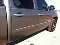 For 2007-2013 Gmc Sierra Regular Cab Rocker Panel Chrome Stainless Steel Body Side Moulding Molding Trim Cover Top 1 2pc 