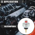Motoforti Engine Oil Pressure Sensor For Honda Accord 1984-2007 Plastic Metal No 37240pt0014 Black Silver Tone