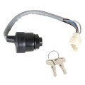 Ignition Key Switch Replacement For Kawasaki Mule 600 610 4000 4010 Part Number 27005-0011 Fits 2005 To 2020 Models Includes 2 