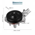 X Autohaux Water Pump Lr010801 For Land Rover Discovery 2017-2020 Lr4 2010-2013 Range 2010-2021