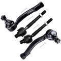4 Piece Front Inner Outer Tie Rod End Kit For Kia Sorento 2003 To 2009 Es800039 Es800042 Ev800040 Ev800041 