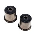 Suspension Control Arm Bushing Set For Jeep Tj Wrangler 1997 2006 2 Pieces Steel And Rubber Replacement 52088433 Black Silver 