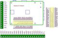Electronics-salon Din Rail Mount Screw Terminal Block Adapter Module For Raspberry Pi 1 Model 2 3 B A