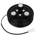Dr6161450 Ac Compressor Clutch For 2011 2013 Mazda 2 1 5l Panasonic Type With 6 Grooves Pulley And Pag46 Oil Prefilled 