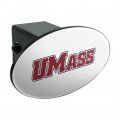 Graphics More University Of Massachusetts Secondary Logo Oval Tow Hitch Cover Trailer Plug Insert 2