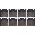 Niche Brake Pad Set For Kawasaki Ninja Zx12r Zx7r Zrx1200r Zrx1100 43082-1257 Rear Semi-metallic 4 Pack
