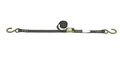 6a112 Cam Strap Assembly Tiedown With Open Hook 330 Lb Load Capacity Stainless Steel Buckle And Soft Wide Webbing 