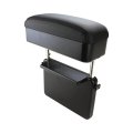 Adjustable Car Armrest Storage Box Seat Gap Organizer With Elbow Rest Support For Cars Suvs And Trucks Pu Leather Center 