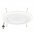 Maxxima 5 In 6 Retrofit Recessed Led Downlight With Night Light 1200 Lumens 11 Watts 5 Cct 2700k 3000k 3500k 4000k 5000k 2000k 