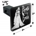 Corpse Bride Logo And Silhouette Tow Trailer Hitch Cover Plug Insert
