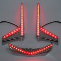 Tcmt Rear Fender Tip Run Brake Vertical Led Light Strips Fit For Honda Goldwing Gl1800 F6b Models 2012-2017 Rear
