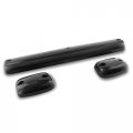 Akkon For Smoked Lens 3pcs 2007-2013 Silverado Sierra Pickup Amber Led Roof Top Running Cab Lights Replacement 