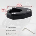 Motorcycle Side Stand Enlarger Fit For 2023 2022 2021 Cbr600rr 2007 2008 2009 2010 2011-2020 Kickstand Shoes Extension Pate Pad