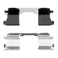 Disc Brake Hardware Set For Workhorse Custom Chassis W42 2006 2007 2008 2009 2010 2011 Front Position Black Standard Style 