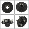 6 On 5 In Trailer Hub Kit Replacement For 3500 Lbs 84 Spindle L68149 Inner And L44649 Outer Bearing 1 2 20 Studs Cast Iron