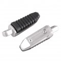 Mallofusa Aluminum Motorcycle Rear Foot Pegs Footrests Compatible For Suzuki Gsx650 Gsx1400 V-strom 650 1000 Dl650 Dl1000