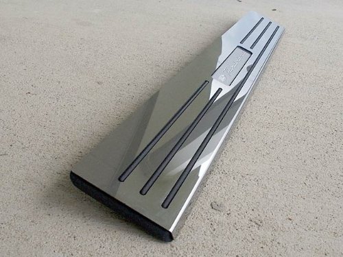 Qaa Is For 2002-2006 Ford Thunderbird 2 Piece Stainless Door Sill Trim Includes Logo Cut Out Ds43671