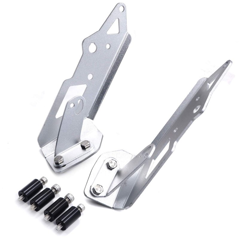 Motorcycle Left And Right Spot Light Bracket For R1200gs Lc 2013 2018 Adv 2014 Silver Aluminum Gzsp Gs1 004
