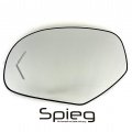 Spieg Driver Side Mirror Glass Replacement For Tahoe Silverado Yukon Escalade 2009-2014 Heated W Signal Arrow Back Plate Lh