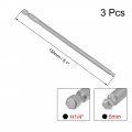 Uxcell 3 Pcs H5 5mm Ball End Screwdriver Bits S2 Steel Magnetic 5 1 Inch Long Drill Bit With 4 Hex Shank