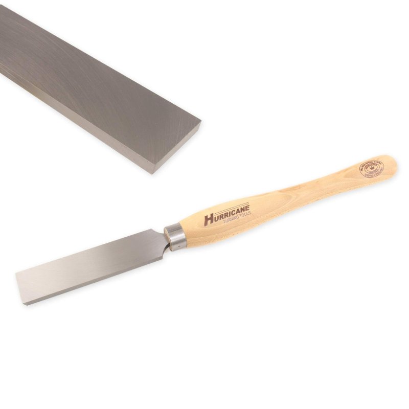 Hurricane Turning Tools Htt-256w M2 Hss 1 2 X 3 8 Heavy Duty Square Scraper For Woodturning