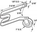 Prime-line B 644 1 In Adjustable Screen Door Tension Spring With Steel Roller 2 Pack