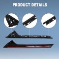 A-pillar Molding Trim Kit Outer And Inner Set Replacement For 2011-2019 Ford Explorer 4 Door Utility Left Right Replaces