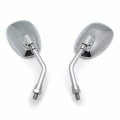 Hongk- Oem Motorcycle Racing Mirrors Compatible With V Star 1100 Xvs1100 Custom 2000 Chrome B01c0sv9tk