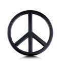 Peace Sign No War Symbol Metal 3d Emblem Badge Sticker With Pre-adhesive For Car Motorcycle Spider Atv Cozy Coupe Fun Love