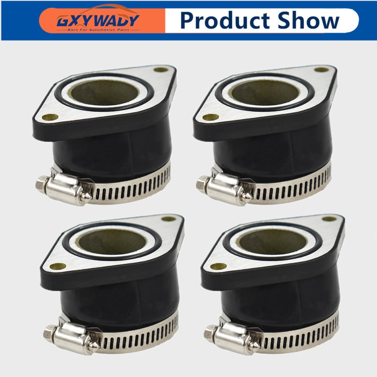 Motorcycle Left Right Carburetor Intake Boot 4g0-13596-02-00 Replacement For Suzuki Gs850g Gs850gl 1980-1983