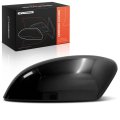 Driver Side Rearview Mirror Cover Cap For Nissan Rogue 2014-2020 Frontier 2022-2024 Smooth Black Without Turn Signal Hole
