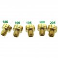 Tc-motor M5x0 75mm Large Round Carb Main Jets For Mikuni Carburetor 185 190 195 200 205 Replaces N100 604