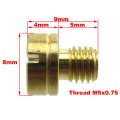 Tc-motor M5x0 75mm Large Round Carb Main Jets For Mikuni Carburetor 185 190 195 200 205 Replaces N100 604